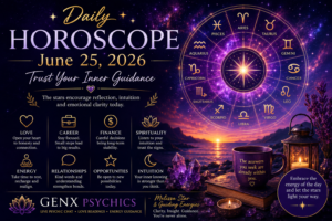 Daily horoscope June 25 2026 astrology forecast for all zodiac signs