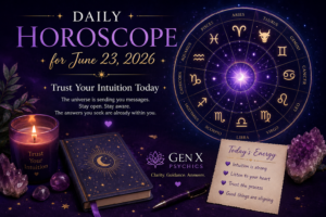 Daily horoscope June 23 2026 zodiac forecast with cosmic stars and spiritual energy